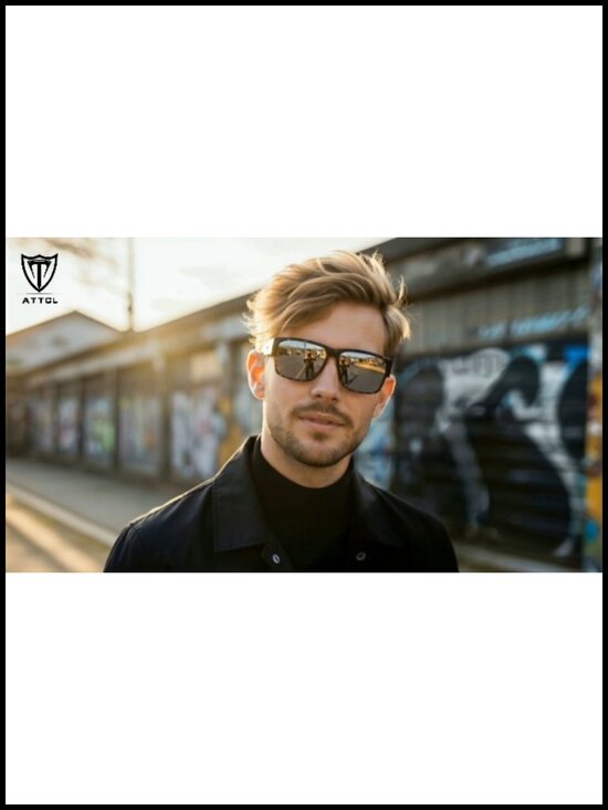 Polarized Fit Over Sunglasses Oversized Square UV400 Driving Fishing TR90 Frame main image 6